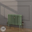 CI-RC460-GRN-FB-LS04 - Richmond Green 4 Column Victorian Cast Iron Radiator H460mm x W399mm CI-RC460-GRN-FB-LS04 - Richmond Green 4 Column Victorian Cast Iron Radiator H460mm x W399mm